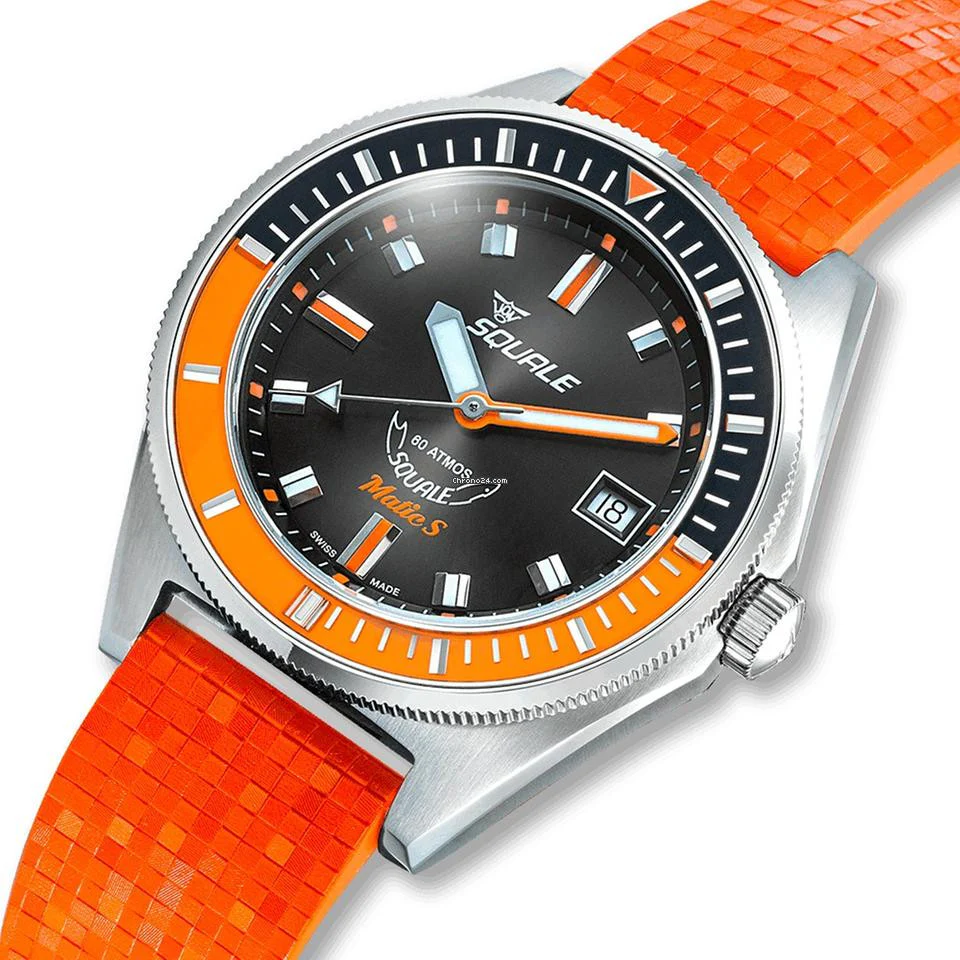Squale MATICBKOBK.MROR Matic S Automatic Men's Watch - Image 2