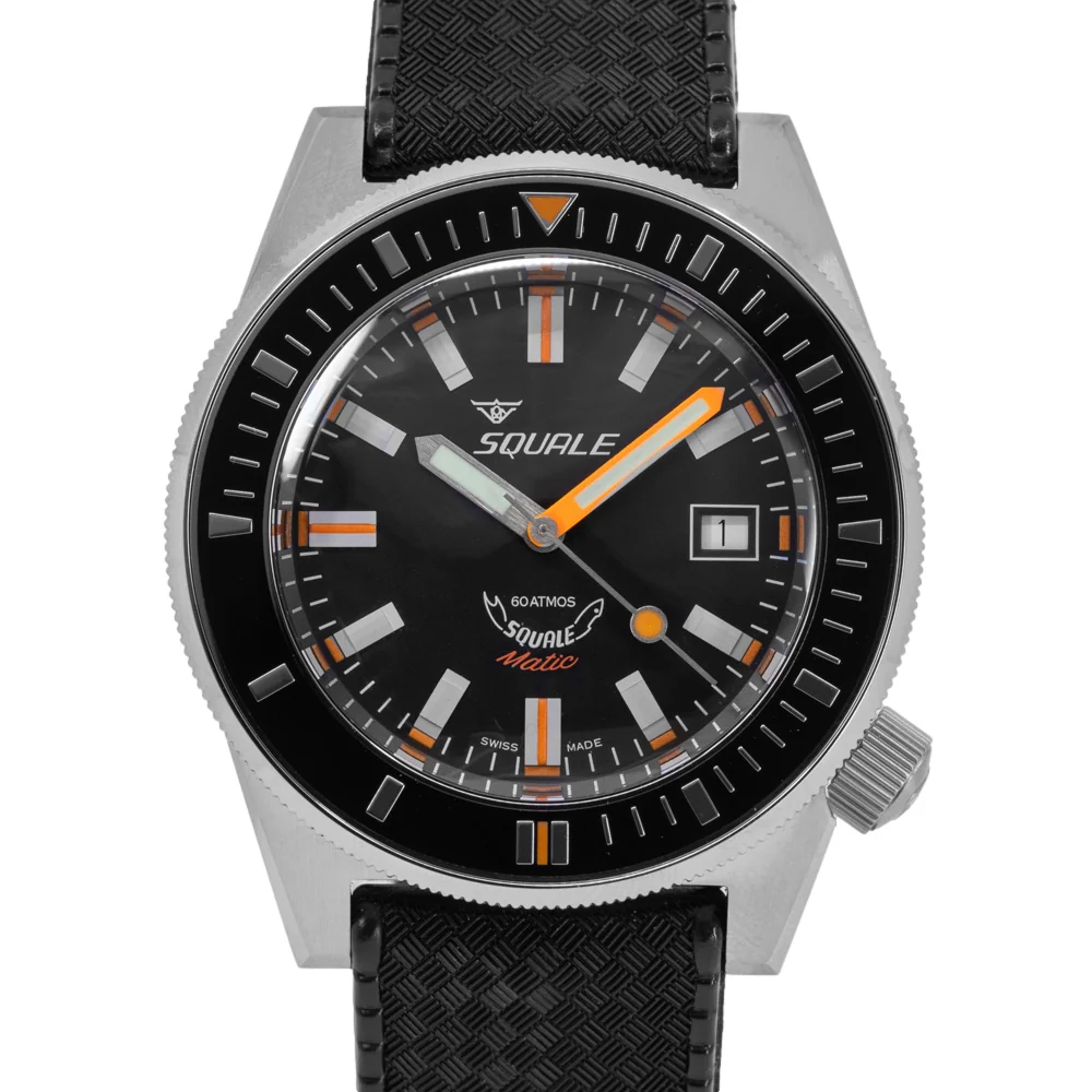 Squale Men's MATICXSG.HT Matic Satin Black 60 ATM Automatic - Image 3