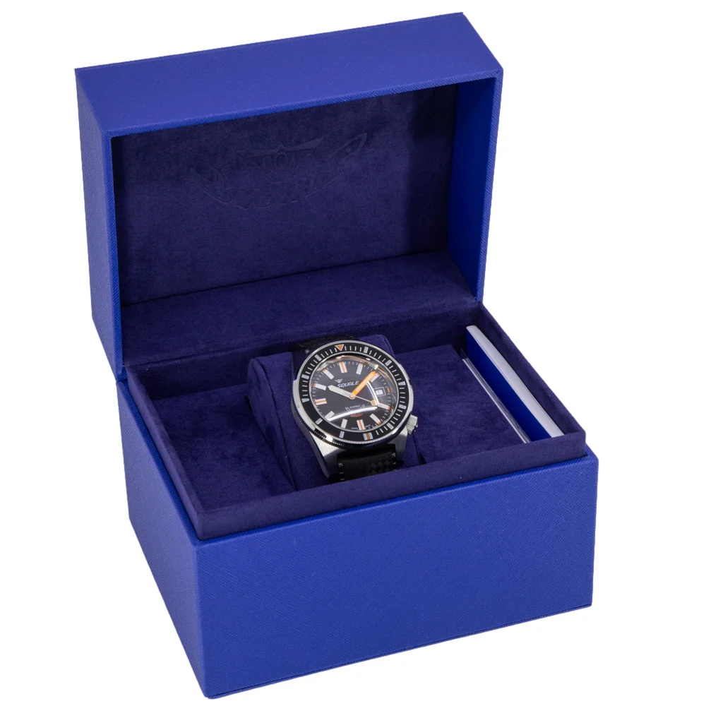 Squale Men's MATICXSG.HT Matic Satin Black 60 ATM Automatic - Image 9