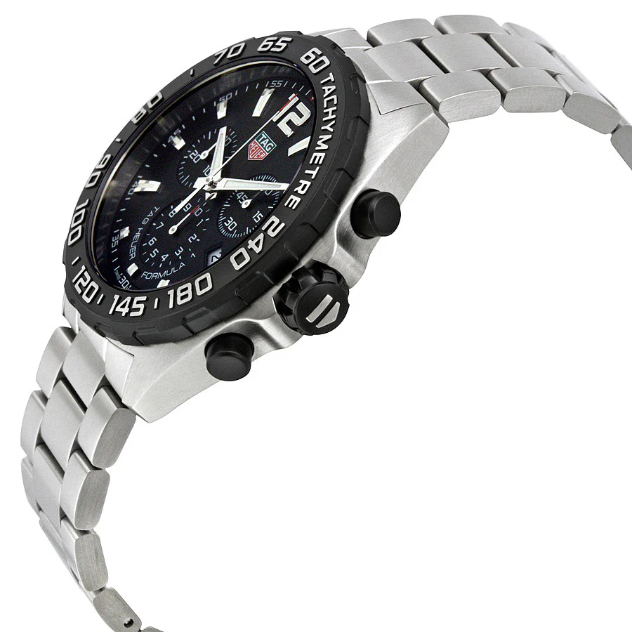 Tag Heuer Men's CAZ1010.BA0842 F1 Chrono Black Dial Watch - Image 2
