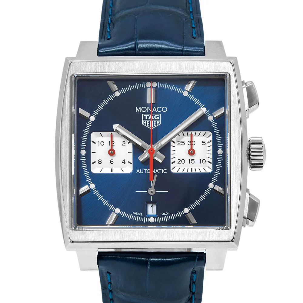 Tag Heuer Men's CBL2111.FC6453 Monaco Blue Dial Chronograph - Image 3