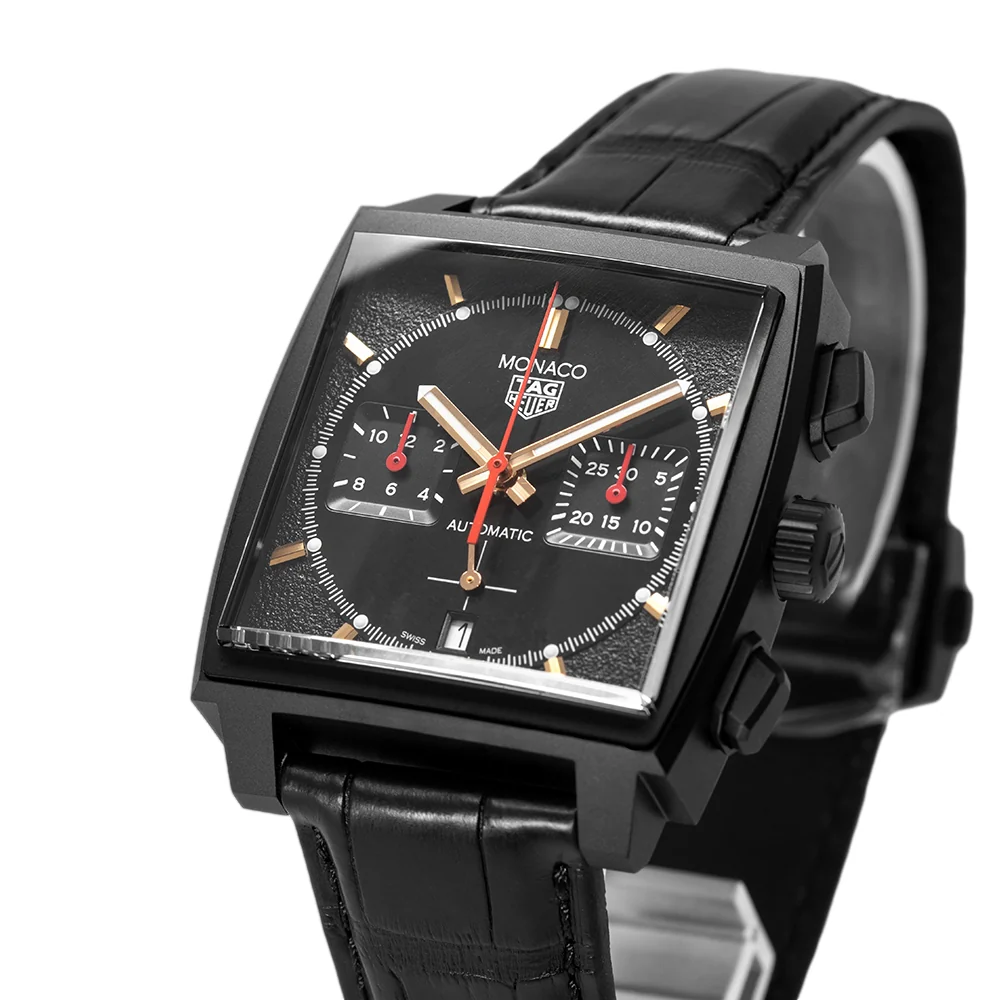 Tag Heuer Men's CBL2180.FC6497 Monaco Titanium Chronograph - Image 10