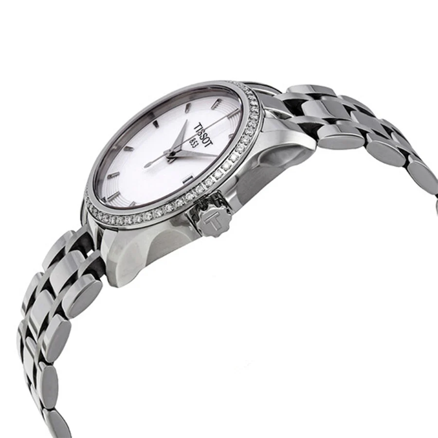 Tissot Ladies T035.210.61.011.00 Couturier White Dial Watch - Image 4