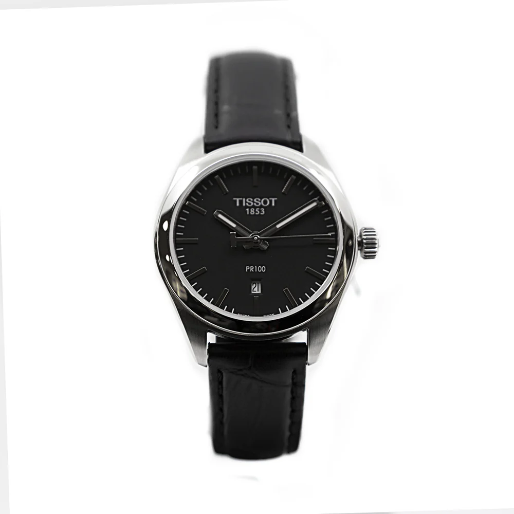 Tissot Ladies T101.210.16.051.00 T-Classic Black Dial Watch