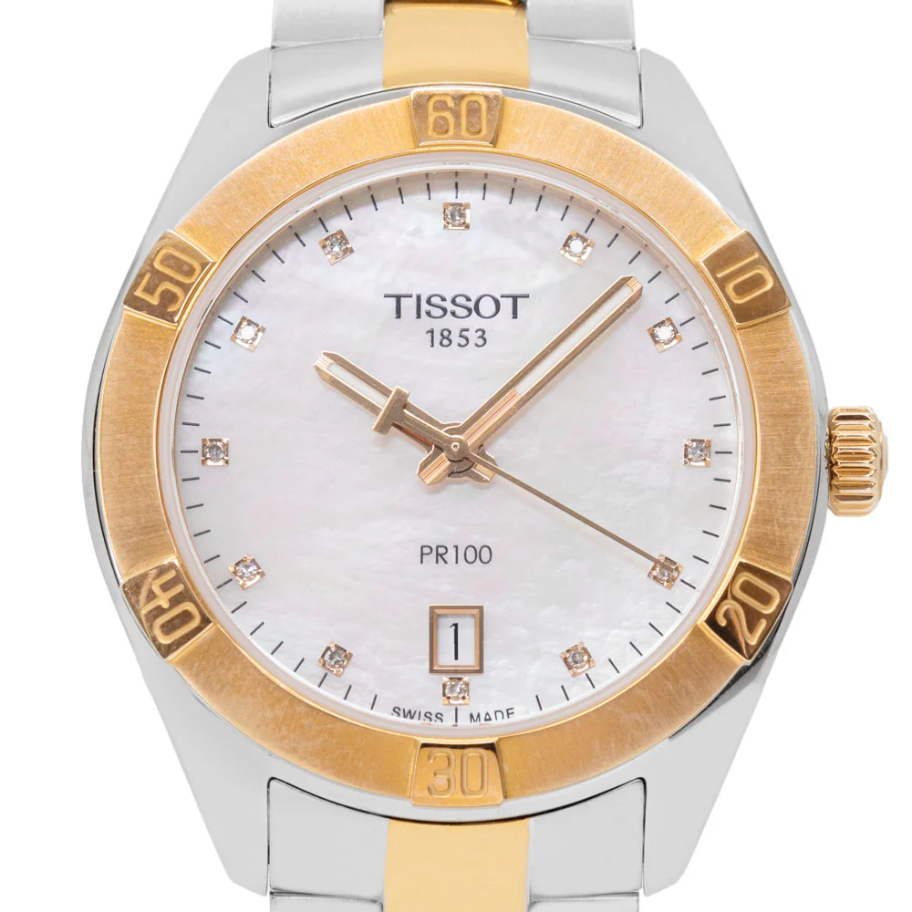 Tissot Ladies T101.910.22.116.00  PR 100 MOP Diamond - Image 3
