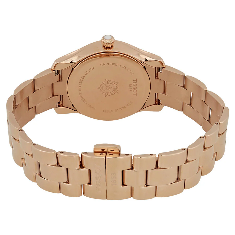 Tissot Ladies T1122103306100 T-Lady Rose Gold PVD Watch - Image 2