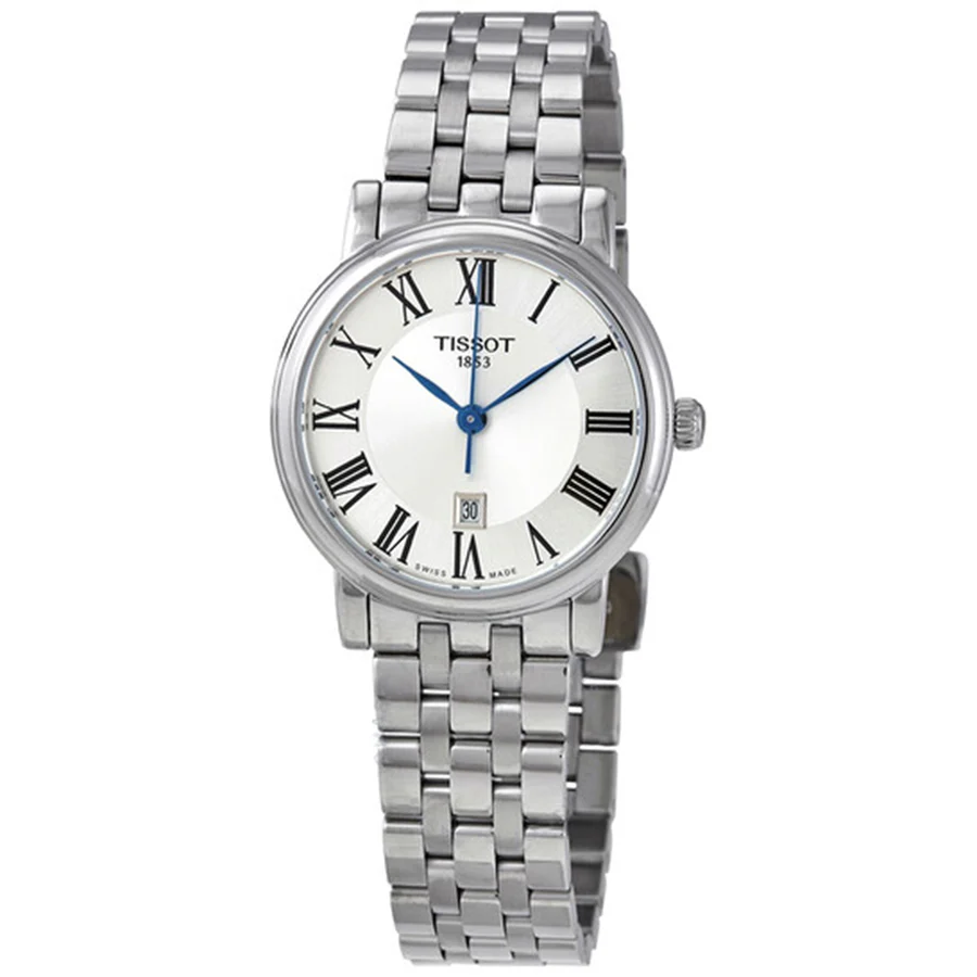 Tissot Ladies T122.210.11.033.00 Carson P Silver Dial Watch