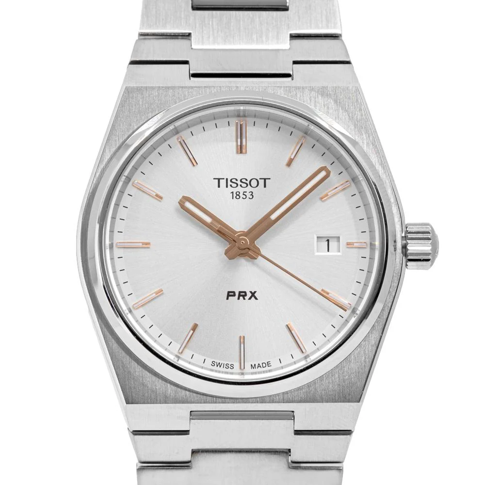 Tissot Ladies T137.210.11.031.00 PRX 35mm Silver Dial Watch - Image 3
