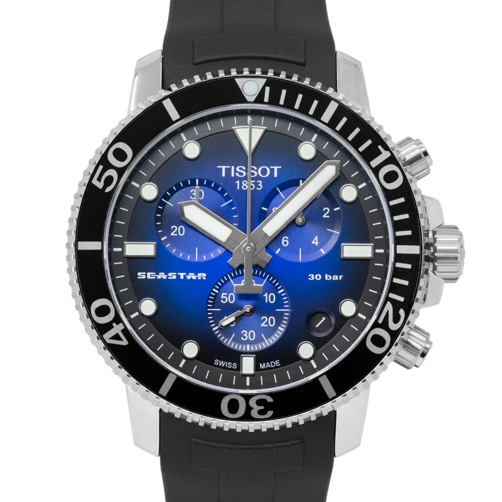 Tissot Men's T120.417.17.041.00 Seastar 1000 Chrono Watch - Image 3