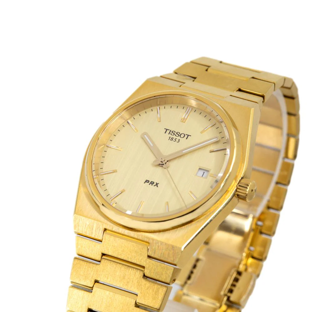 Tissot Men's T137.410.33.021.00 PRX Gold PVD Watch - Image 10
