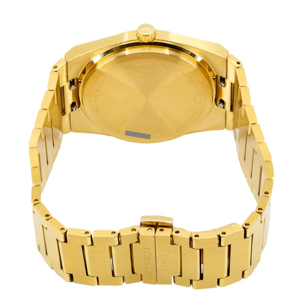 Tissot Men's T137.410.33.021.00 PRX Gold PVD Watch - Image 5