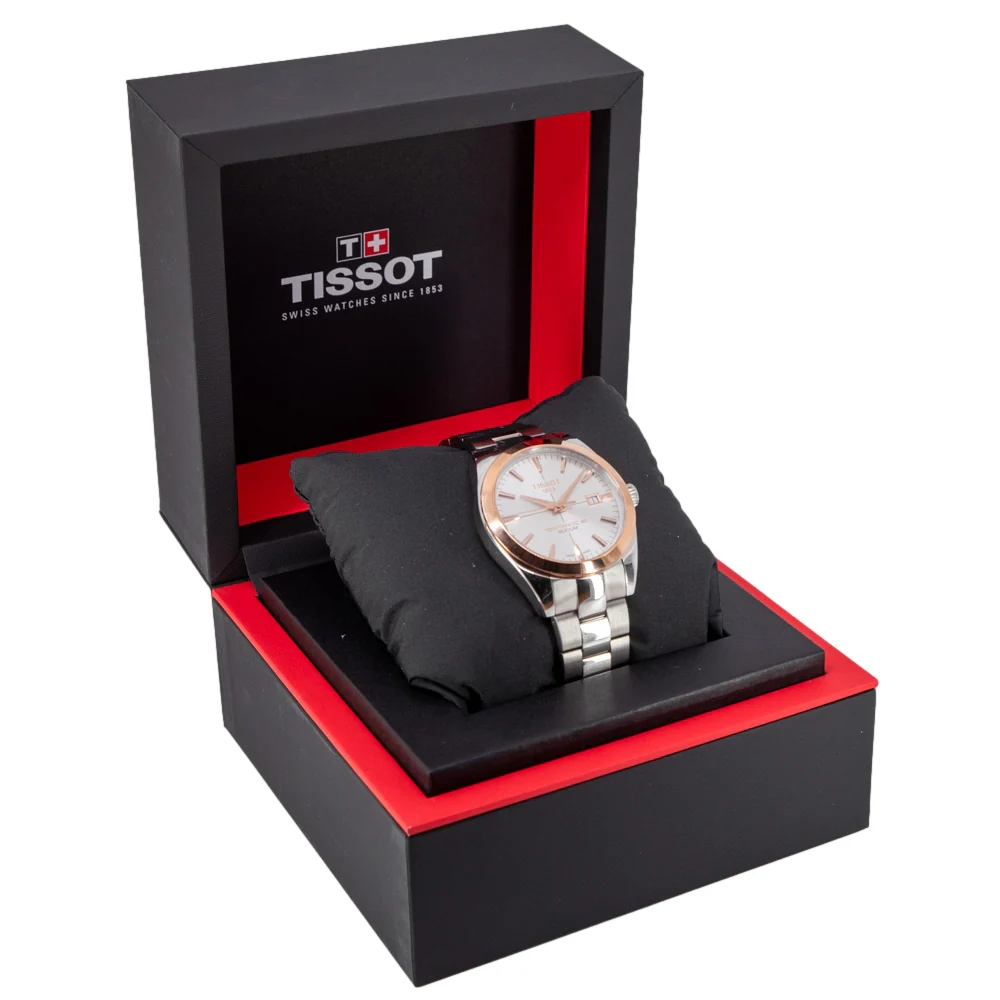 Tissot Men's T927.407.41.031.00 T-Gold 18k Gold Bezel Auto - Image 8