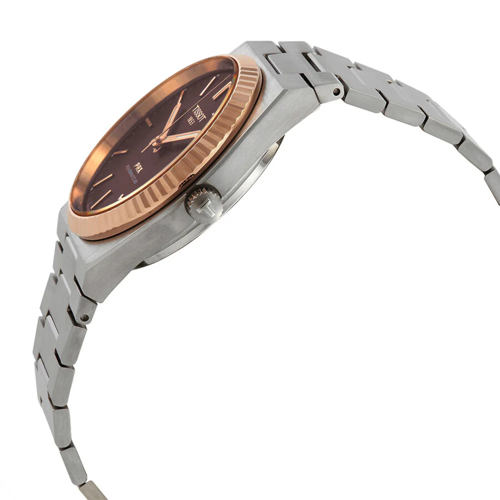 Tissot Men's T931.407.41.291.00 PRX Gold Bezel Powermatic 80 - Image 4