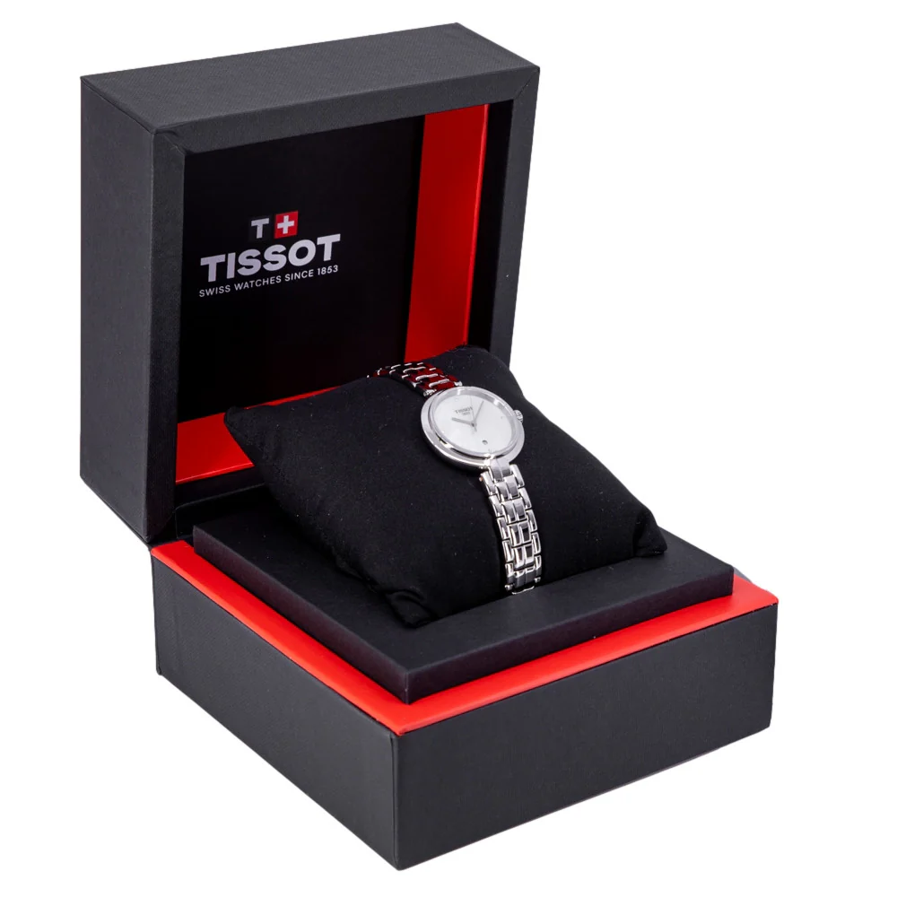 Tissot T094.210.11.116.02 Flamingo Quartz T-Lady Woman's Watch - Image 3