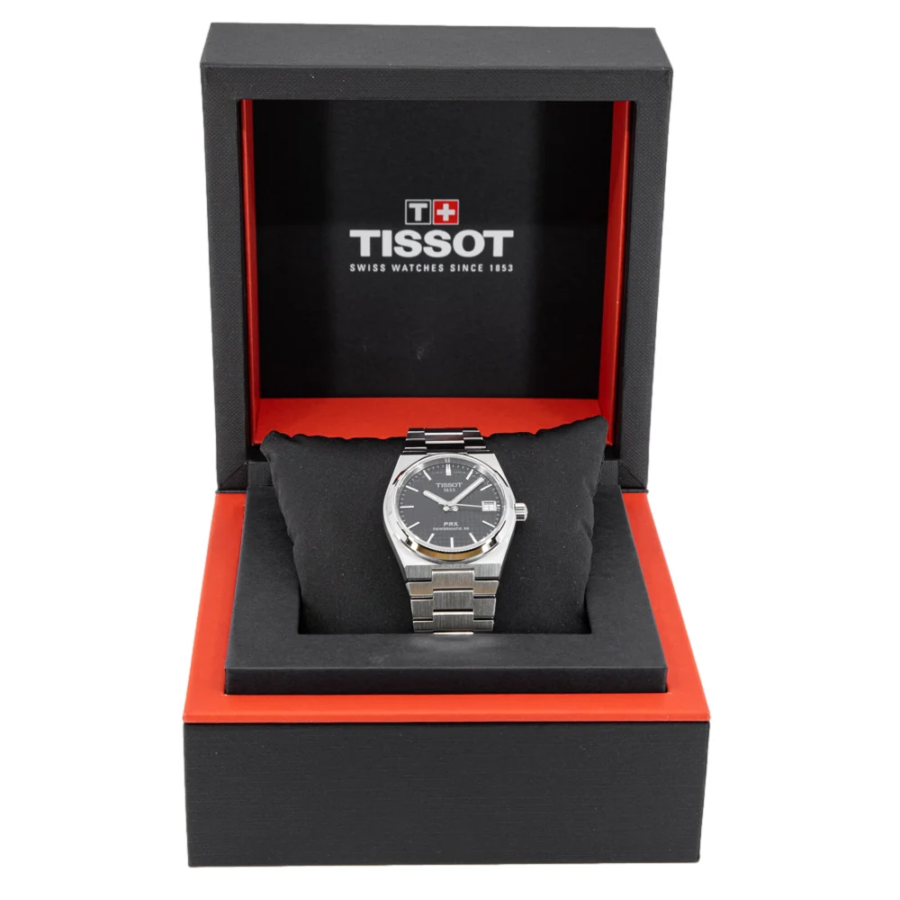 Tissot T137.207.11.051.00 PRX 35 Powermatic 80-Black Dial - Image 8