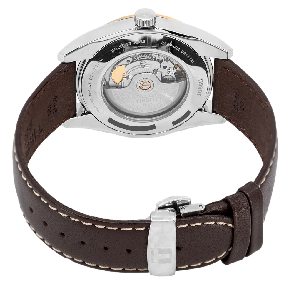 Tissot T927.407.46.291.00 Silicium 18k Gold Bezel Watch - Image 5