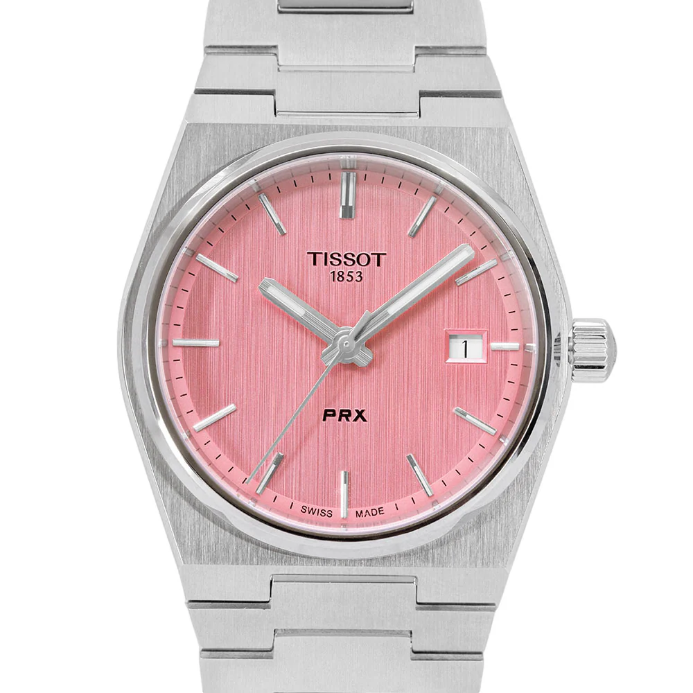 Tissot Unisex T137.210.11.331.00 PRX Pink Dial 35mm - Image 3