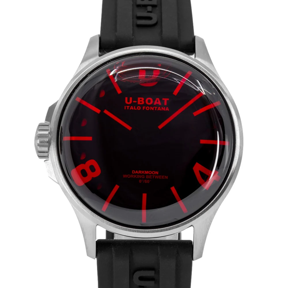 U-Boat 9305 Darkmoon 40 mm SS Red Glass - Image 2