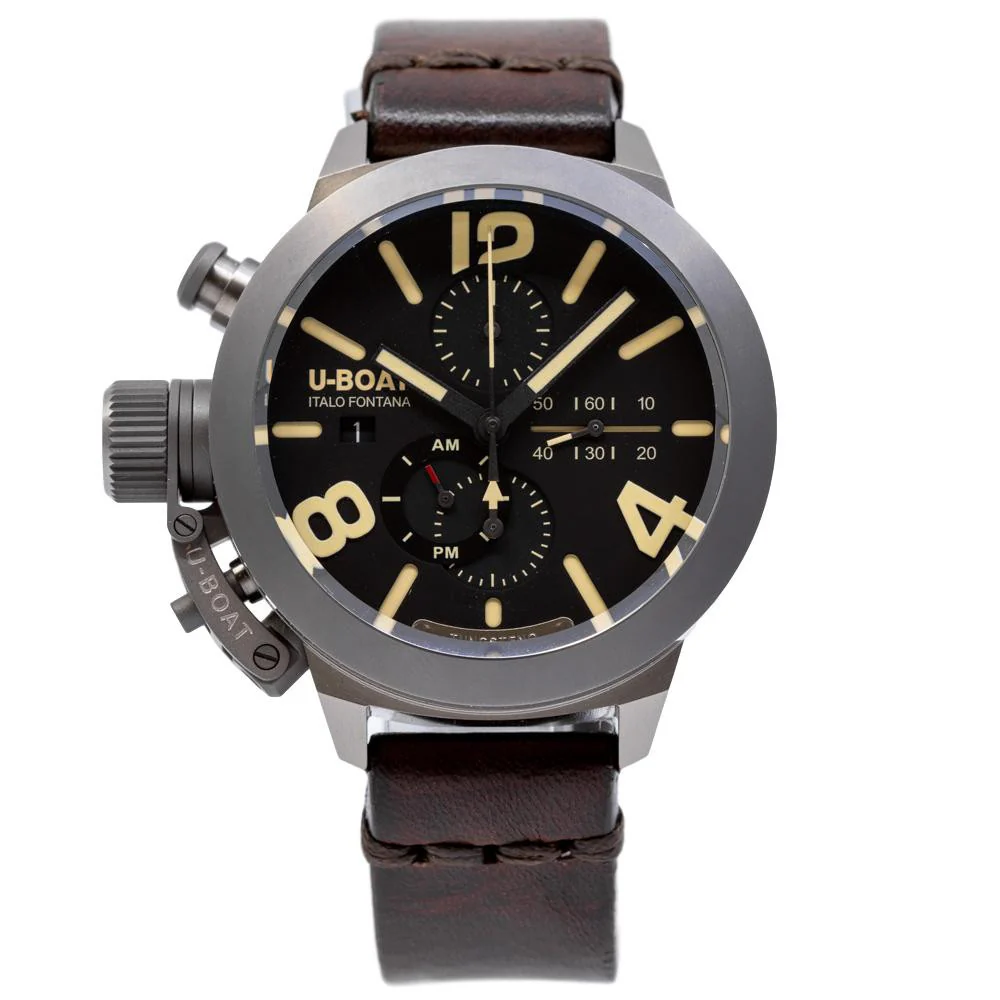 U-Boat Men's 8061 Classico Titanium and Tungsten 45mm Watch - Image 2