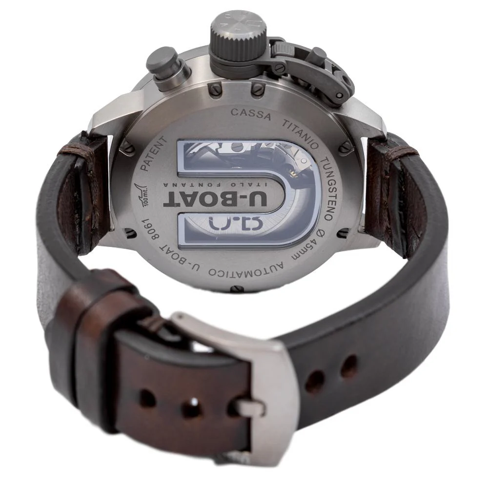 U-Boat Men's 8061 Classico Titanium and Tungsten 45mm Watch - Image 4