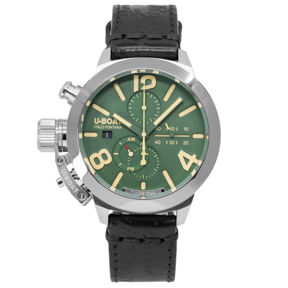 U-Boat Men's 9581 Classico Tungsten 45 Green Dial Auto - Image 3