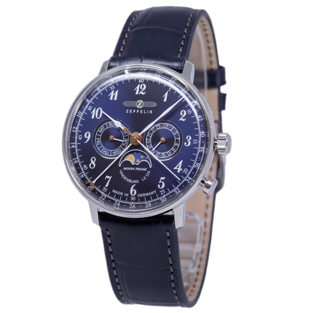Zeppelin Men's 7036-3 Hindenburg Moonphase Watch