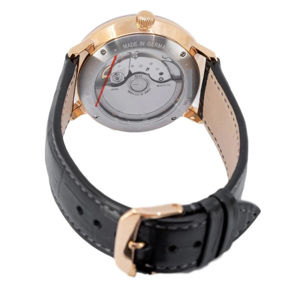 Zeppelin Men's 7064-2 Hidenburg Black Dial Watch - Image 3