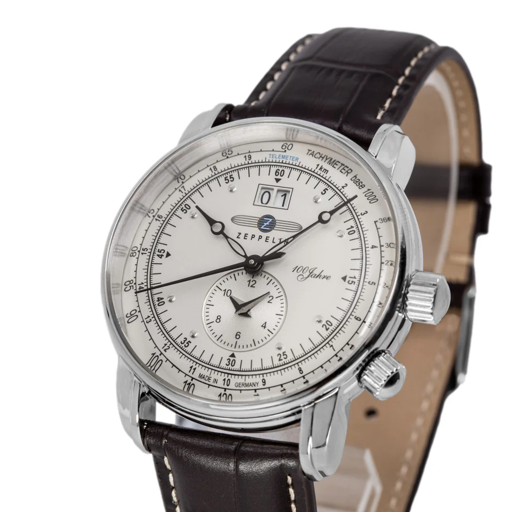 Zeppelin Men's 7640-1 100 Years Zeppelin Dual Time Quartz - Image 10