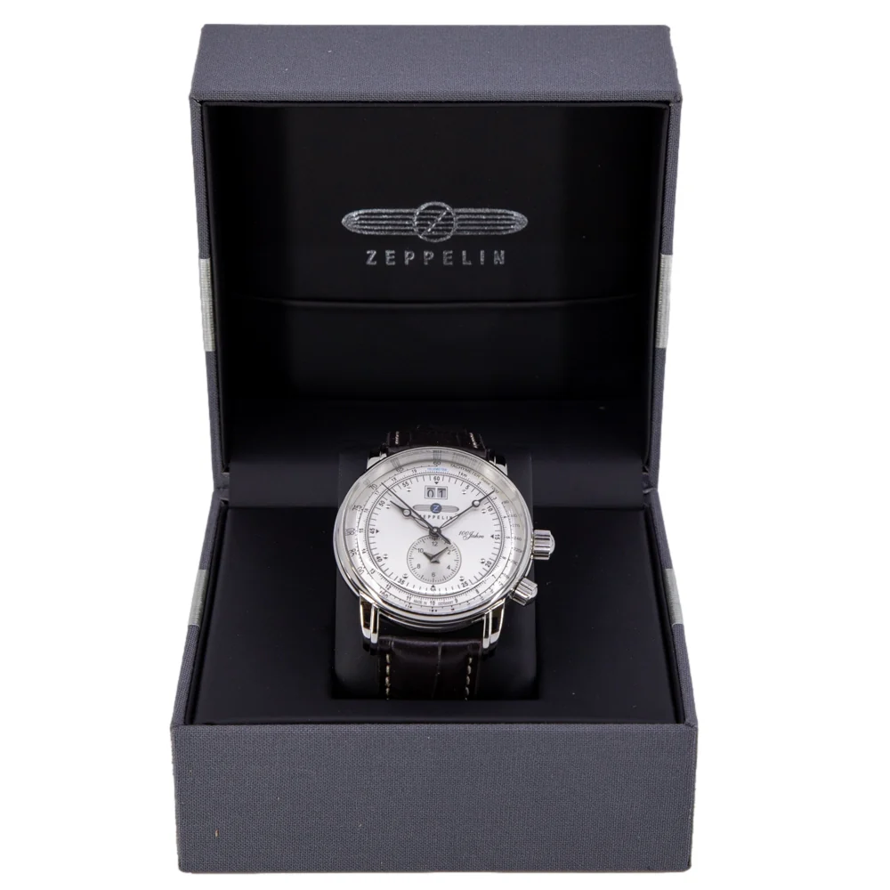 Zeppelin Men's 7640-1 100 Years Zeppelin Dual Time Quartz - Image 8