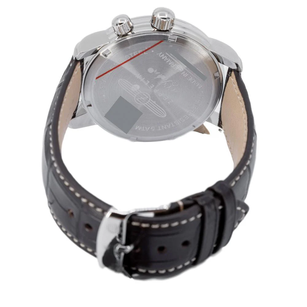Zeppelin Men's 76401 Dual Time Big Date 42mm Quartz - Image 3