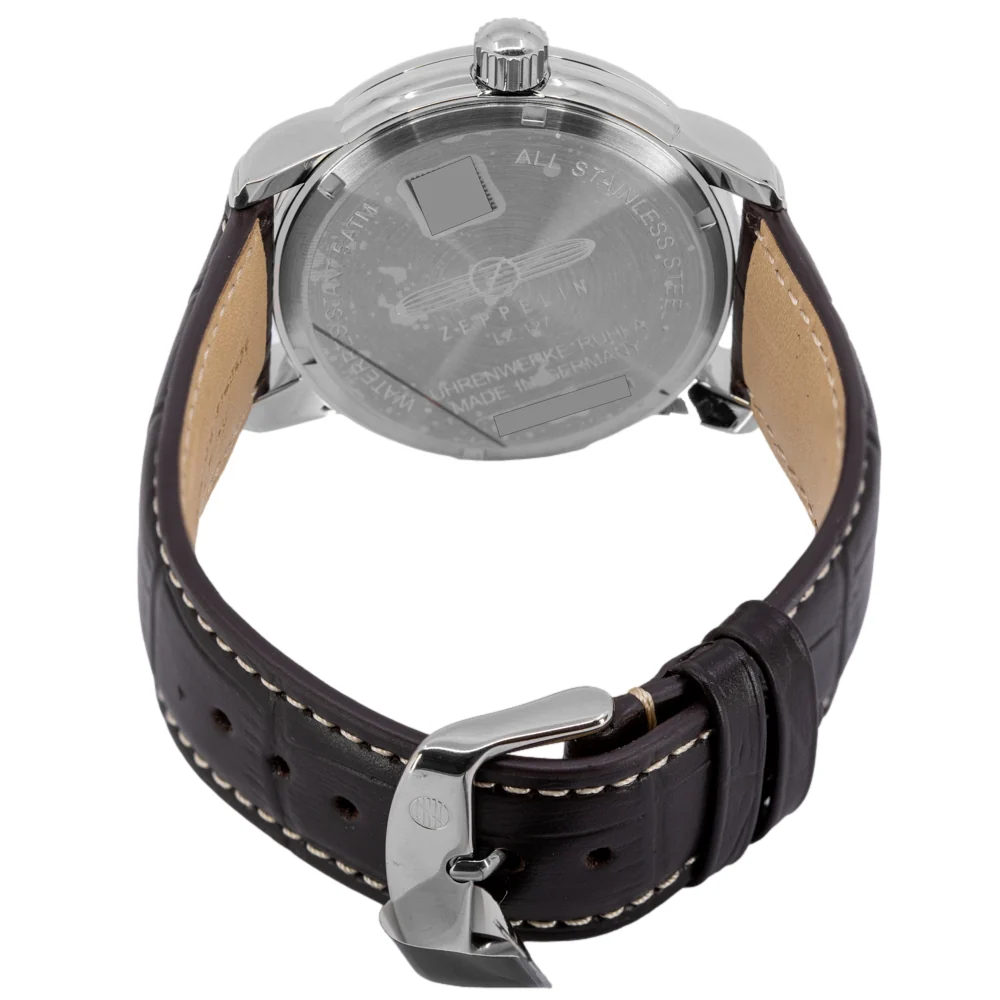 Zeppelin Men's 7642-5 LZ127 Graf Dual Time 42mm Quartz - Image 3