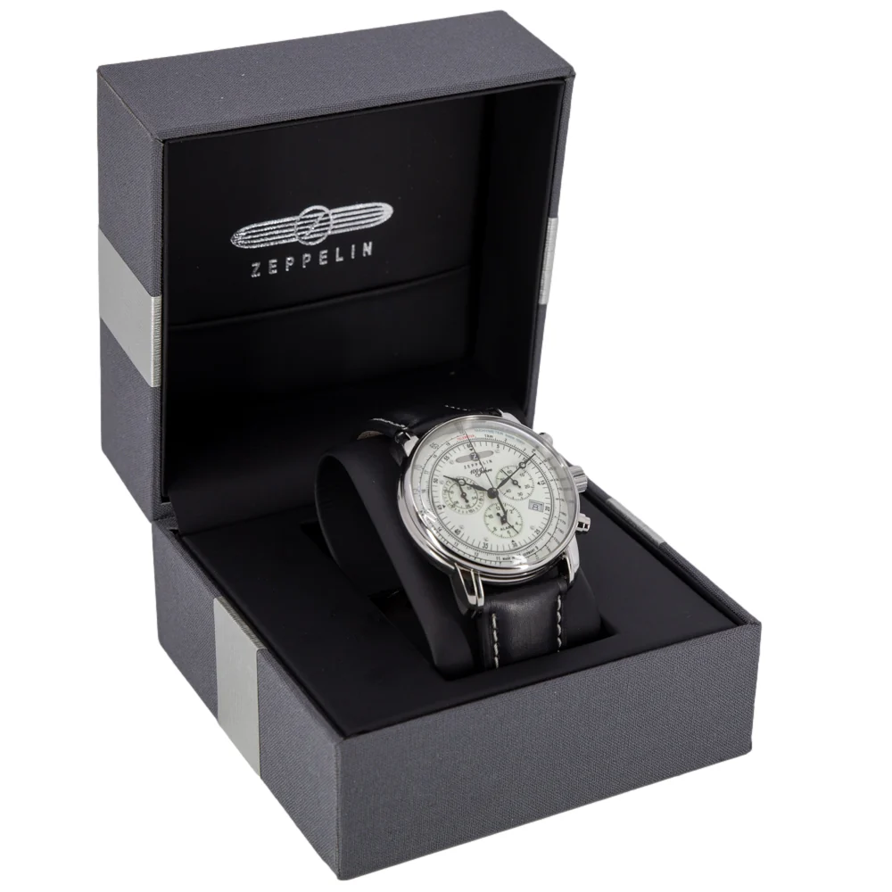 Zeppelin Men's 8680-3 100 Years Zeppelin Quartz Chronograph - Image 9
